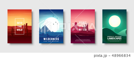 Desert trip. Extreme tourism and travelling. Back to nature. Sands. Exploring Africa. Horizont line 48966834