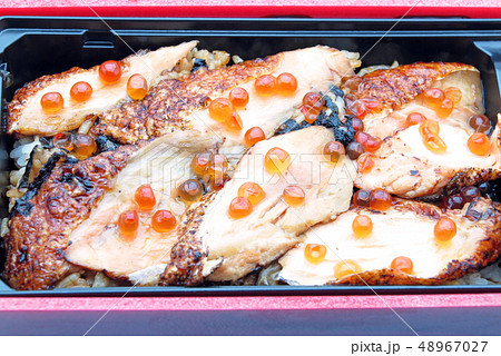 サーモンハラスの蒲焼重 サーモンハラスの蒲焼重 48967027