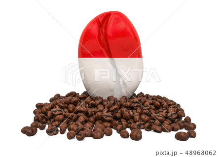 Coffee production in Indonesia concept 48968062