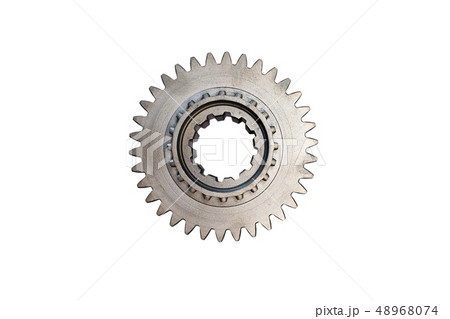single metal gear gearbox isolated single metal gear gearbox isolated 48968074