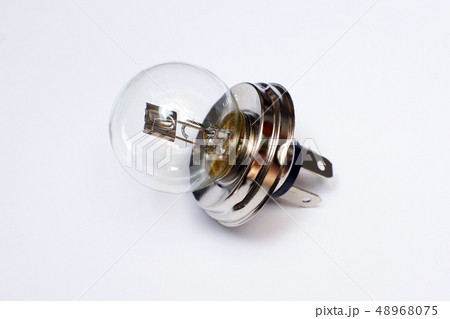 car bulb isolated on white 48968075