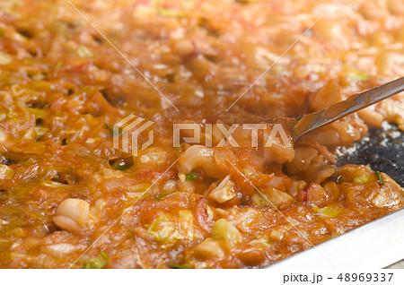 もんじゃ焼き　下町グルメ 48969337