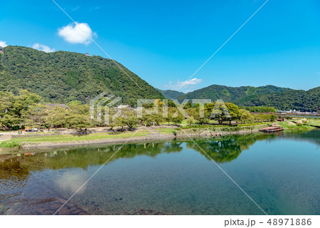 岩国市 錦川の風景 48971886