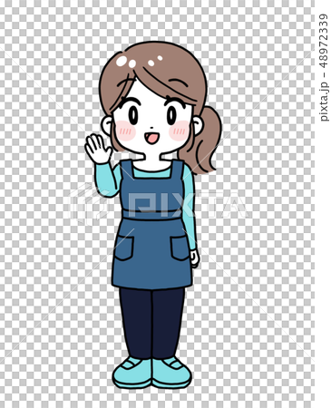 Apron woman illustration 48972339