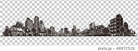 街並みのベクターイラスト 48972528