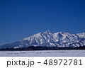 春を待つ雪山 48972781