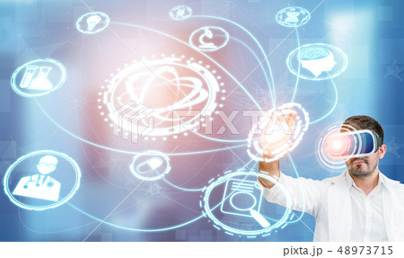 Doctor with Medical Healthcare Research Concept 48973715