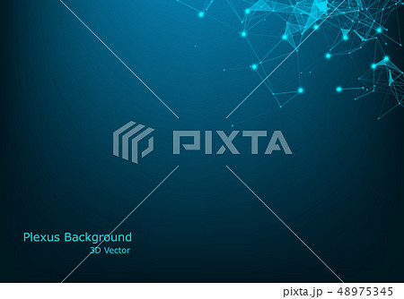 Abstract plexus background with connected lines Abstract plexus background with connected lines 48975345