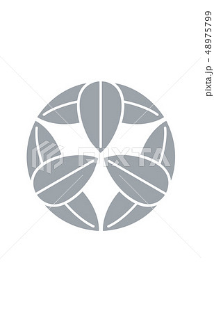 武将家紋銀竹中重門 48975799