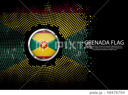 Background of Flag Halftone gradient template 48976704