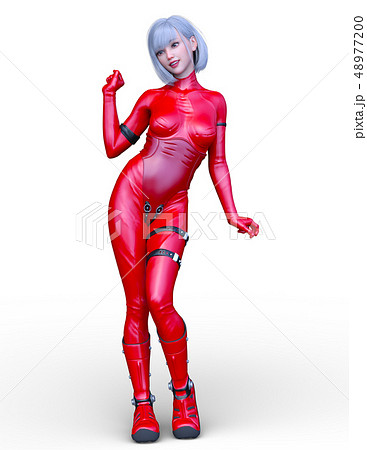 スーパーウーマンのイラスト素材 4770