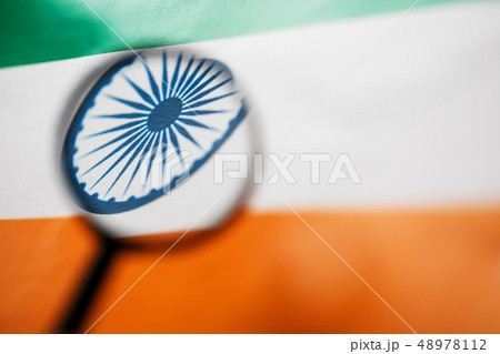 Learning Indian language concept. Young woman Learning Indian language concept. Young woman 48978112