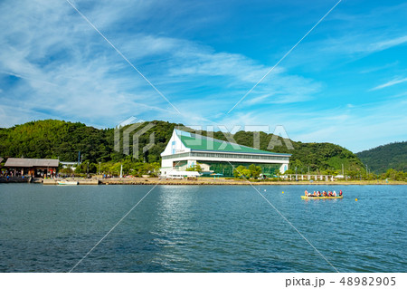 東郷池 夏景色　カヌー 48982905