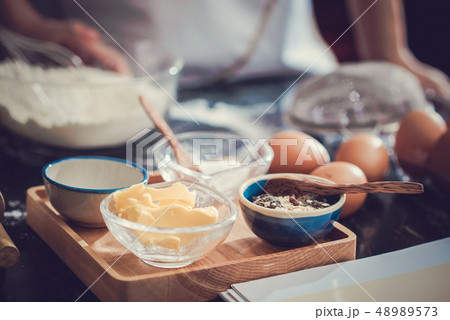 Cookie dough ingredients Cookie dough ingredients 48989573