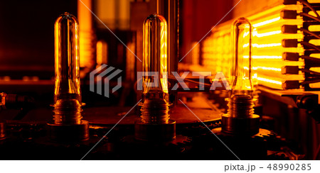 production of plastic bottles line production of plastic bottles line 48990285