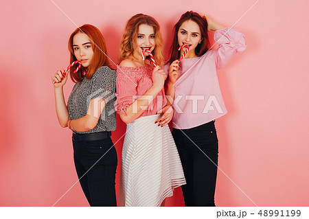 girls with candy 48991199