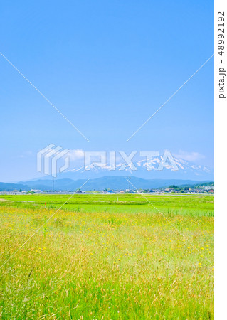 酒田市から望む初夏の鳥海山 酒田市から望む初夏の鳥海山 48992192