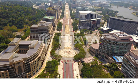 Aerial view of roads in Putrajaya City with garden Aerial view of roads in Putrajaya City with garden 48994018