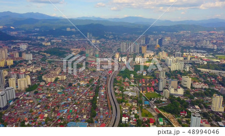 Aerial view of Kuala Lumpur Downtown, Malaysia and 48994046