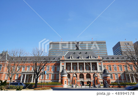 日本の東京都市景観　法務省　赤レンガ棟 48994578