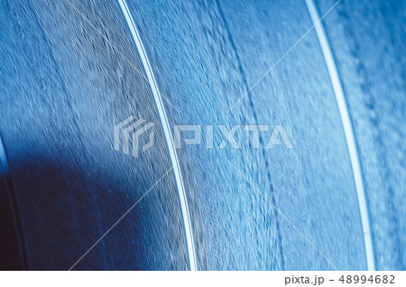 Black vinyl record isolated on white background 48994682