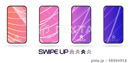 abstract backdrop swipe up icon vector 48994958