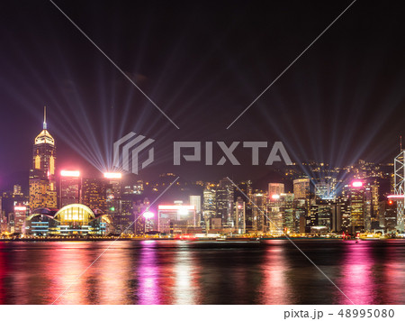 香港　光と音のショー　シンフォニー・オブ・ライツ 48995080