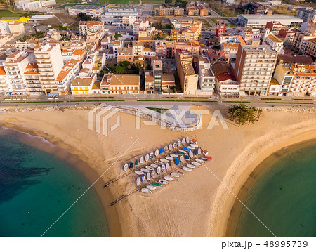 Aerial drone picture from small village Aerial drone picture from small village 48995739