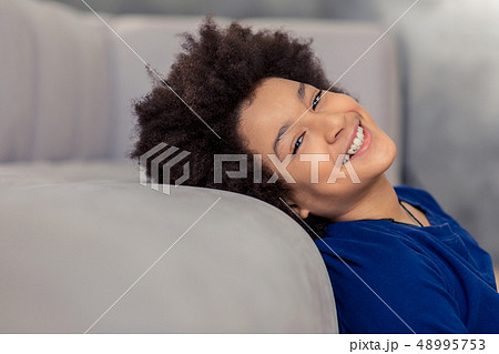 Portrait of cheerful boy that posing on camera Portrait of cheerful boy that posing on camera 48995753
