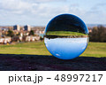 landscape of Swindon in sphere, upside down 48997217