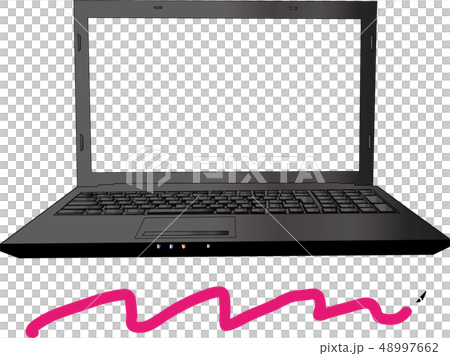 ノートパソコンのイラスト ノートパソコンのイラスト 48997662