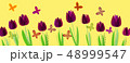 Abstract bright spring, floral pattern 48999547