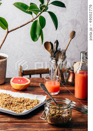 Baked granola Baked granola 49002776