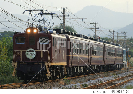 秩父鉄道デキ201号機が牽引するELパレオエクスプレス復路 49003130