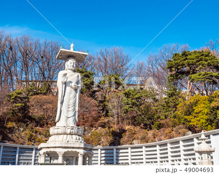 Beautiful Buddhism Statue in Bongeunsa Temple Beautiful Buddhism Statue in Bongeunsa Temple 49004693