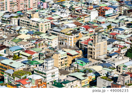Beautiful architecture building exterior in taipei city in Taiwan 49006235
