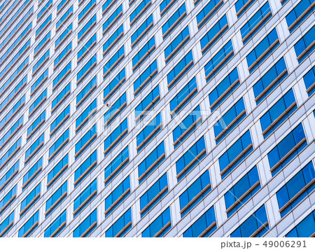 Beautiful business office building skyscraper with window glass 49006291