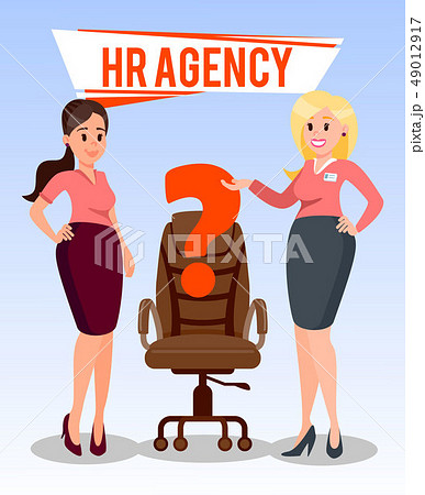 Human Resources Agency Flat Vector Illustration 49012917