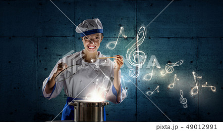 She is magician as cook 49012991