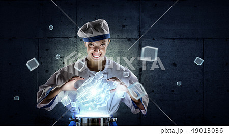 She is magician as cook 49013036