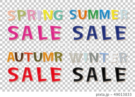 字母材料季節性銷售貼花補丁風格 49013833