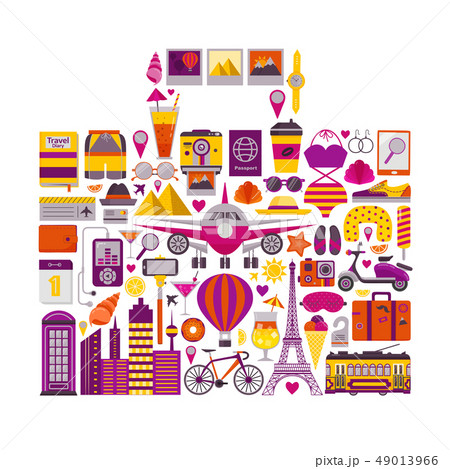 Summer Travel Set in Suitcase Shape 49013966