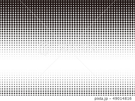 グラデーションの網点【角度90度】のイラスト素材 [49014816] - PIXTA
