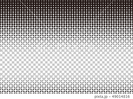 Gradient halftone dots [angle 90 degrees] 49014816