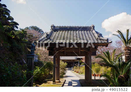 伊豆下田・了仙寺山門 49015522