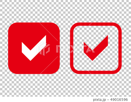 Red check - Stock Illustration [49016596] - PIXTA