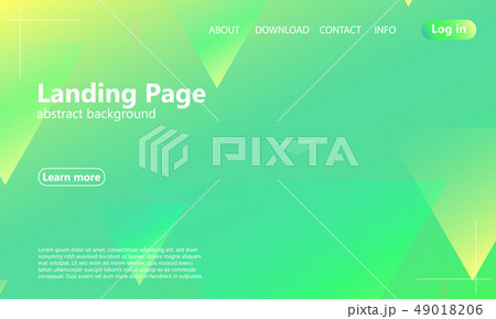 Website landing page. Geometric background. Website landing page. Geometric background. 49018206
