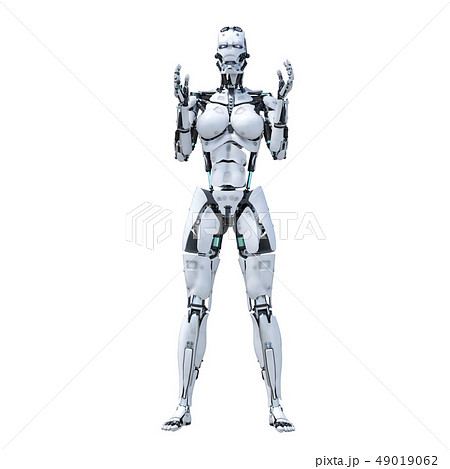 人型ロボット Perming3dcg イラスト素材のイラスト素材