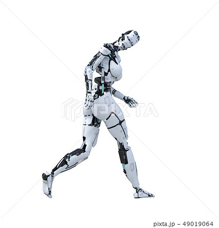 人型ロボット Perming3dcg イラスト素材のイラスト素材