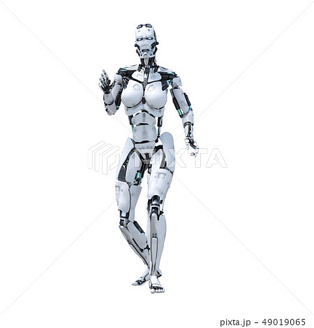 人型ロボット Perming3dcg イラスト素材のイラスト素材